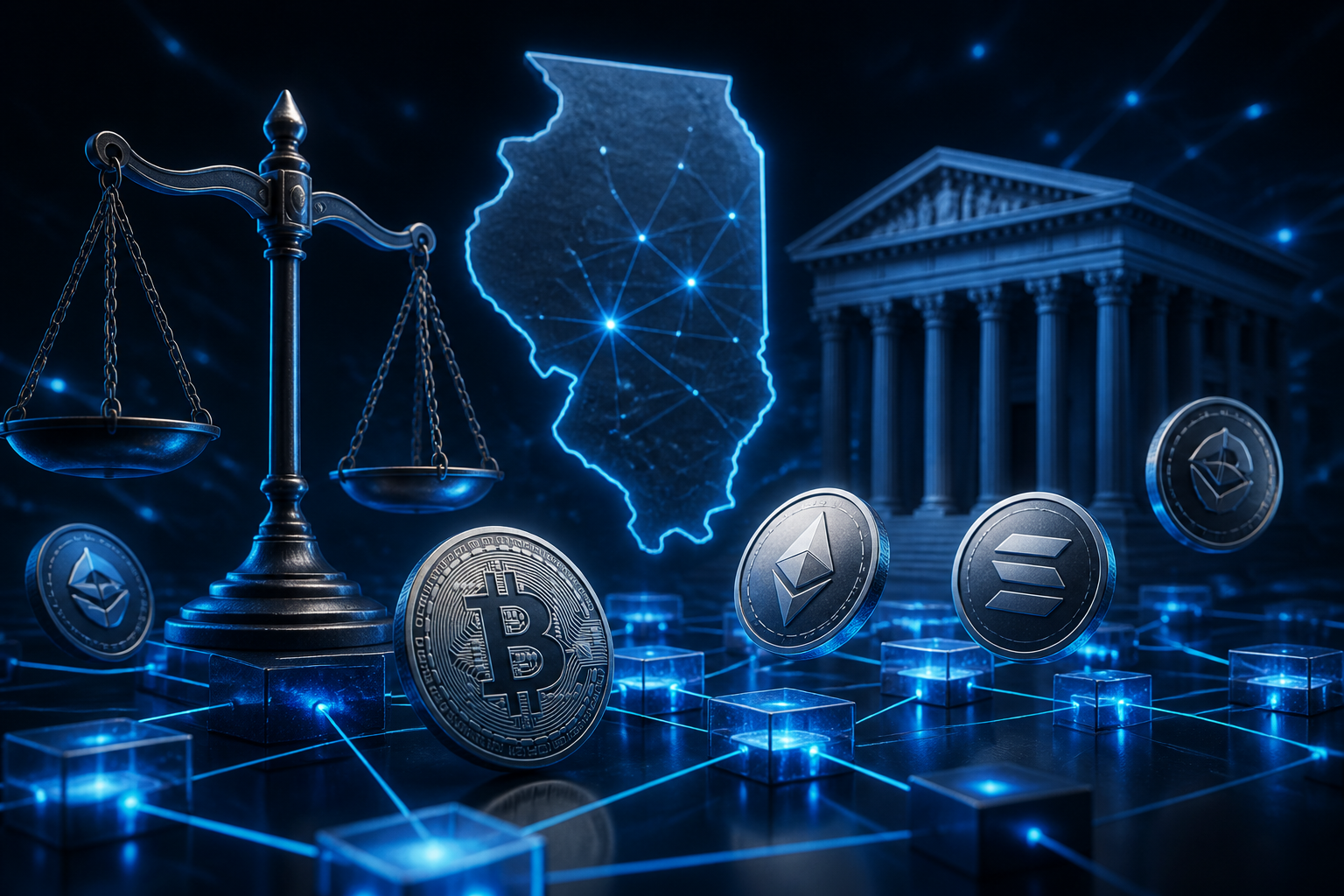 Advocacy Groups Challenge Illinois 0.2% Crypto Tax in Court