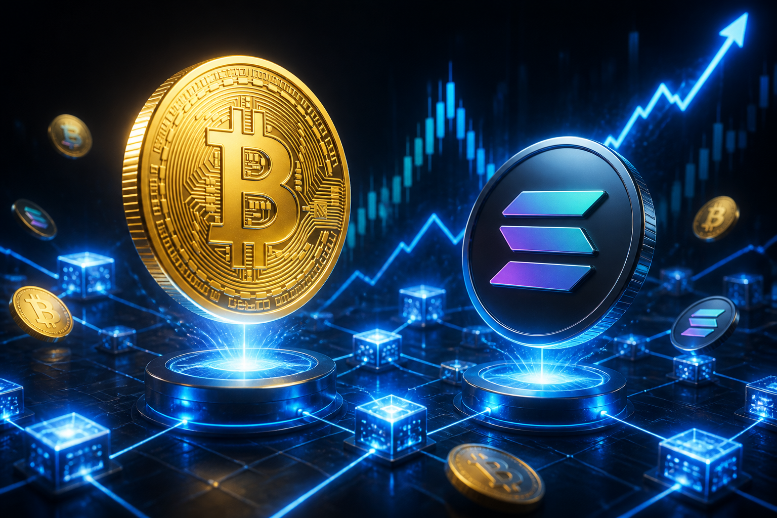 Bitcoin Surpasses $80,000 as Solana Rallies on Supply Proposals